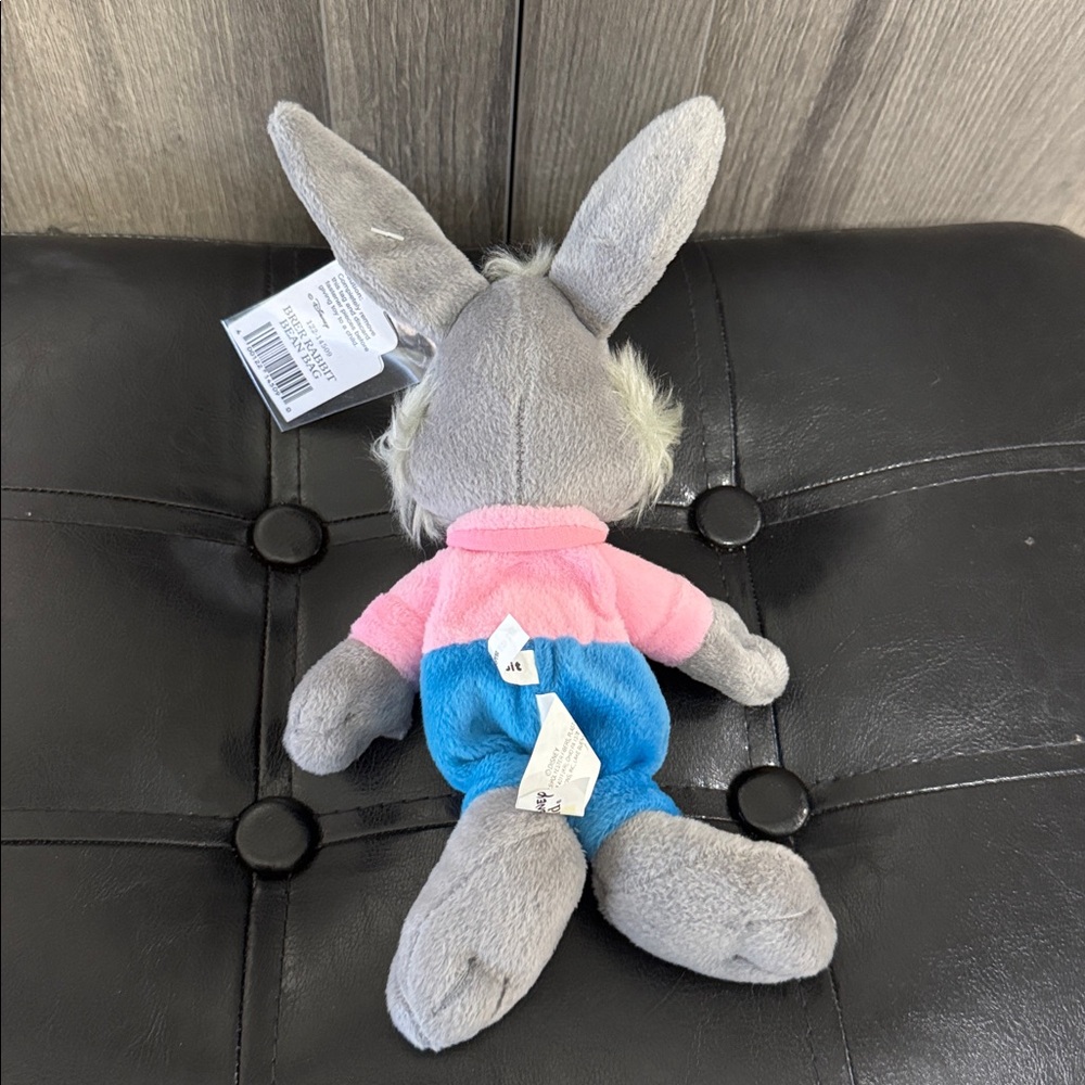 Disney's Retired Brer Rabbit Song Of The South Beanie Plush Toy With Tag - Picture 6 of 6